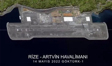 Son dakika: GÖKTÜRK-1 gözünden Rize-Artvin Havalimanı! Uzaydan böyle görüntülendi #rize