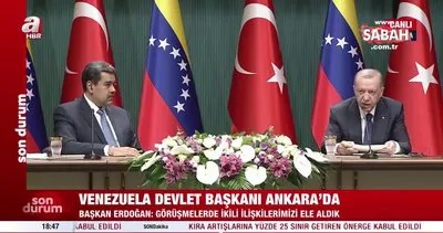 Venezuela Devlet Başkanı Maduro, Ankara’da! Başkan Erdoğan’dan önemli açıklamalar | Video