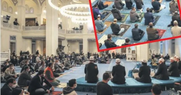 Miraç Kandili’nde camiler doldu taştı