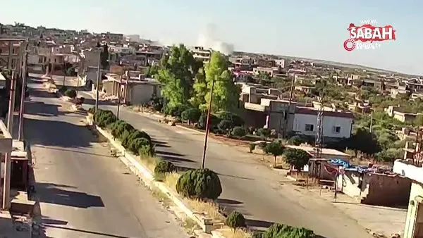 Esad rejimi El Bara kasabasını vurdu: 5 yaralı | Video