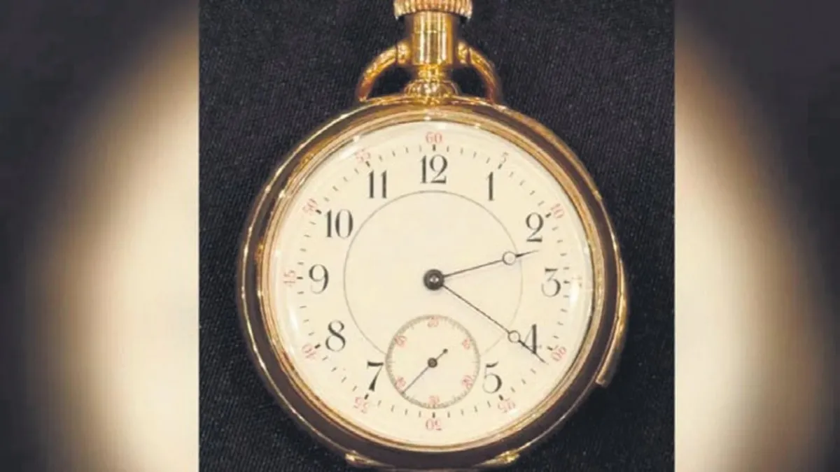 Titanic’ten çıkan saat satılacak