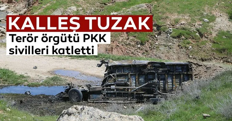 PKK Şırnak’ta sivilleri katletti kalleş tuzak