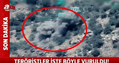 Son dakika: 3 PKK’lı teröristin vurulma anı kamerada! Pençe Kaplan Operasyonu’ndan flaş görüntüler | Video