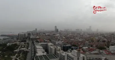 İzmir’e sis değil, çöl tozu bulutu çöktü: Göz gözü görmedi | Video