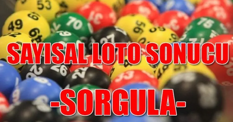 Milli Piyango Sayısal Loto sonuçları! Büyük ikramiye ...