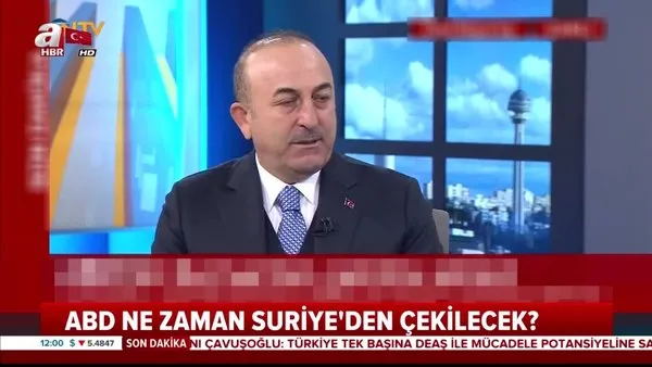 Çavuşoğlu: YPG'ye harekat ABD'nin çekilmesine bağlı değil