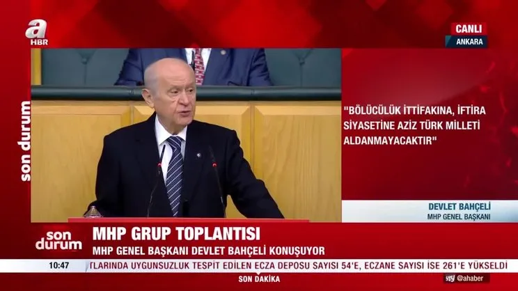 Devlet Bahçeli'den Ali Babacan'a çok sert sözler:
