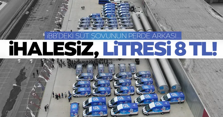 İBB’den litresi 8 liraya süt şov!