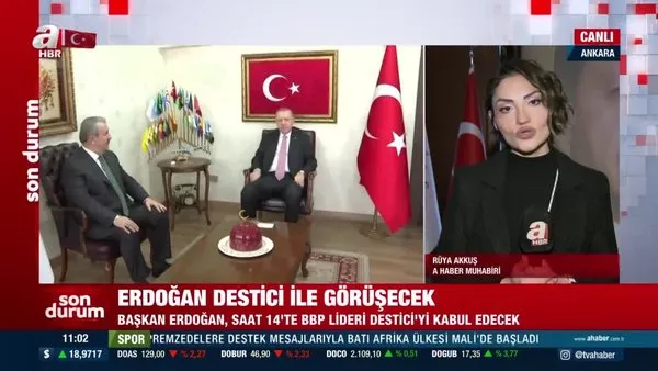 Son Dakika: Başkan Erdoğan, Mustafa Destici ile görüşecek | Video