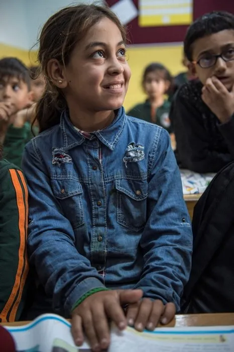 Suriyeli küçük Halime okullu oldu