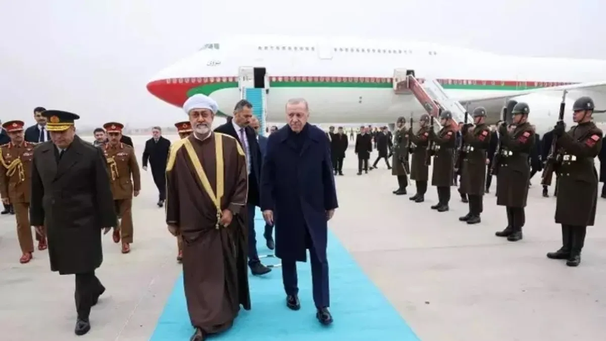 Son dakika: Umman Sultanı Ankara'da