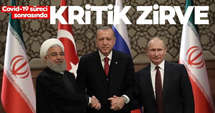 SON DAKİKA! Başkan Erdoğan, Putin ve Ruhani’nin Kritik İdlib zirvesi başladı