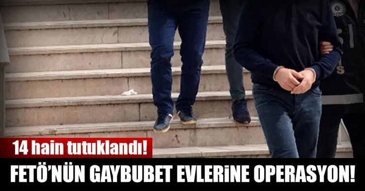Malatya'daki FETÖ'nün gaybubet evlerine operasyon