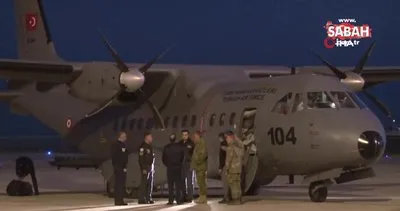 TSK’ya ait insani yardım uçağı Hatay Havalimanı’na ulaştı | Video
