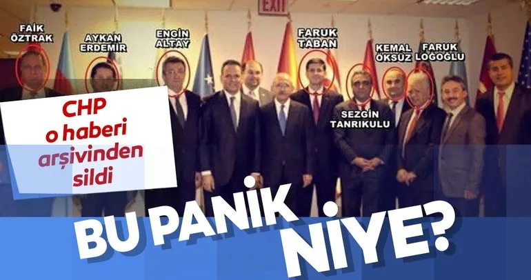 CHP, FETÖ imamı Faruk Taban ve yöneticilerinin Kılıçdaroğlu’nu ziyarete ilişkin haberi sildi!