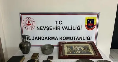 Jandarmadan tarihi eser operasyonu: Kur’an-ı Kerim ve antik eşyalar ele geçirildi #nevsehir