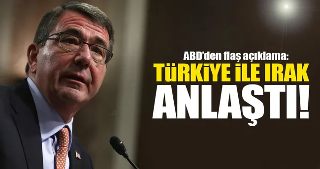 Türkiye ile Irak anlaştı!