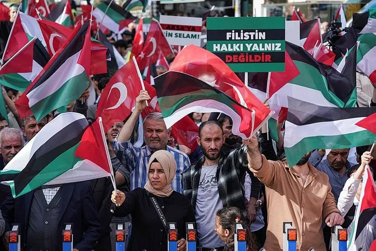 Milyonlar Gazze için tek yürek! Büyük Filistin mitingine uluslararası katılım