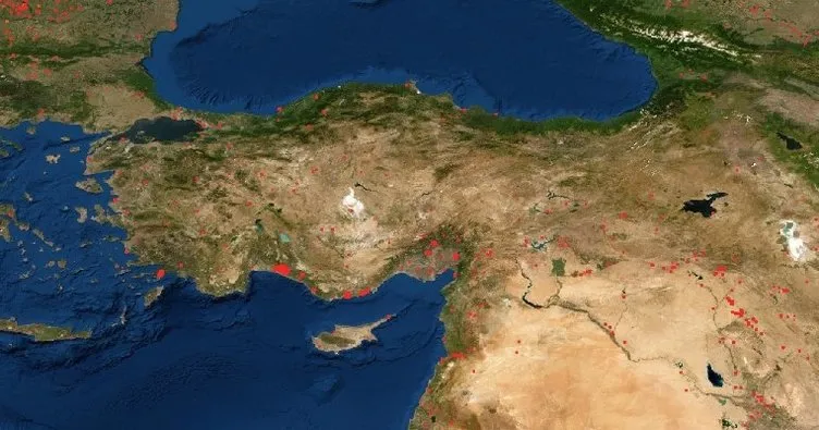 NASA Fire Map nedir? NASA Türkiye - Dünya yangın haritası son durum