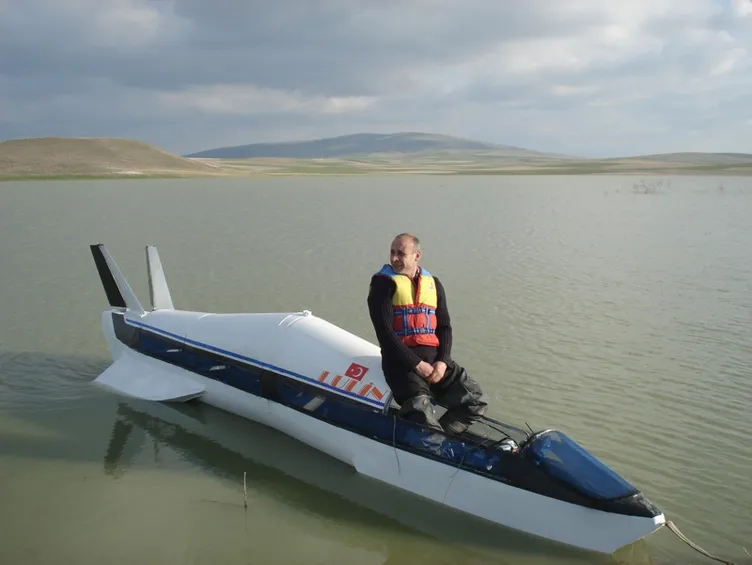 Deniz aracı geliştiren vatandaşa büyük şok! Köylüler Füze gördük diye ihbar etti...