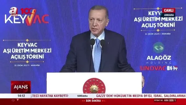 Açılışını Başkan Erdoğan yaptı! Hepatit A aşısı artık ülkemizde de üretilecek | Video