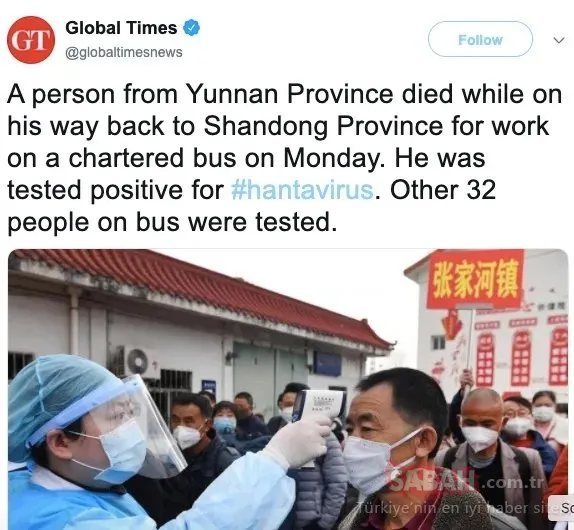 Son Dakika Haberleri | Corona virüsü sonrası Çin’de yeni bir Hanta virüsü salgını mı var? Yeni virüs hanta gerçekleri!
