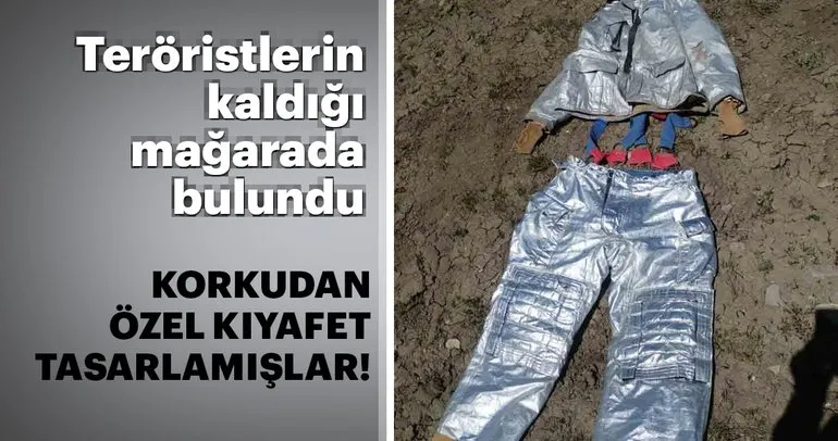 Son Dakika: PKK’lıların özel kıyafetleri bulundu!
