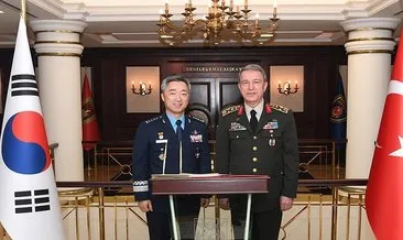Kore Genelkurmay Hava Kuvvetleri Komutanı’ndan Akar’a ziyaret