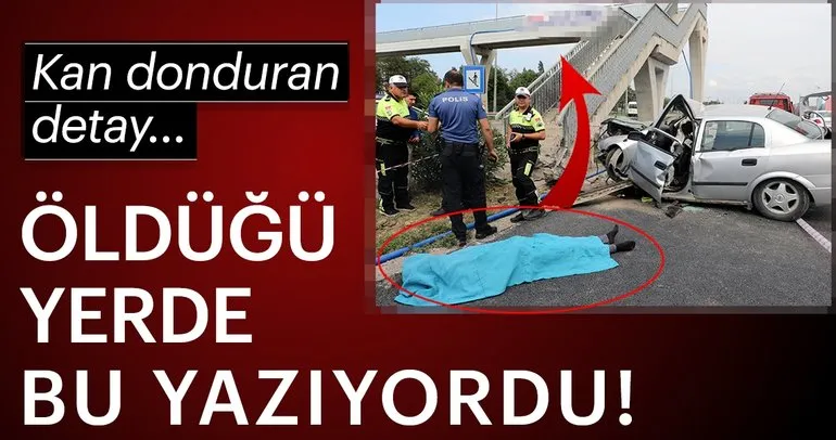 Son dakika: Samsun’da korkunç kaza! Üst geçitteki pankartta yazan çarpıcı detay...
