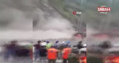Hindistan’da tünel çöktü: 1 ölü | Video