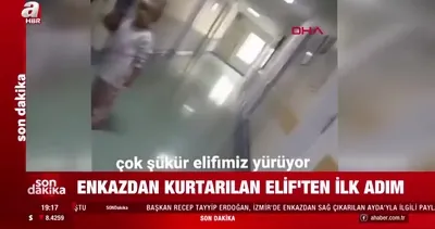 Minik Elif’ten ilk adım | Video