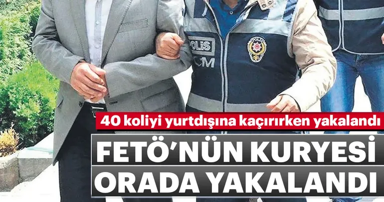 FETÖ’nün kuryesi kargoda yakalandı
