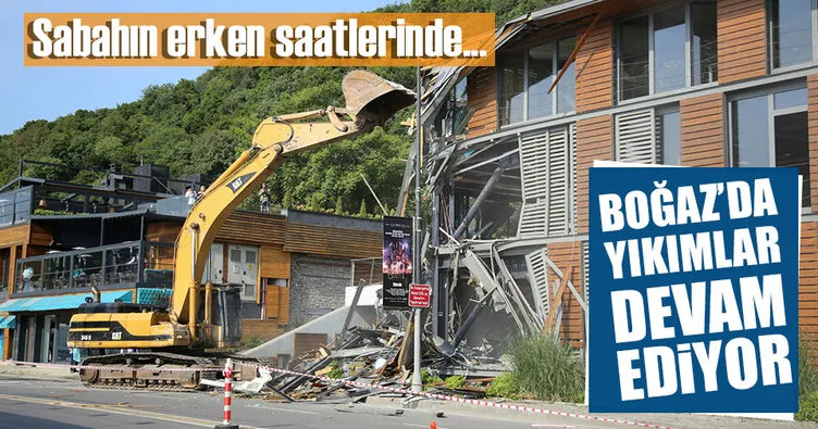 Boğaz’da üçüncü yıkım