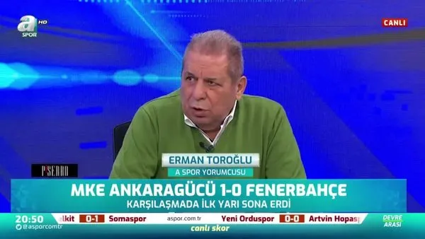 Erman Toroğlu: Fenerbahçe'nin yediği golde Altay'ın büyük hatası var