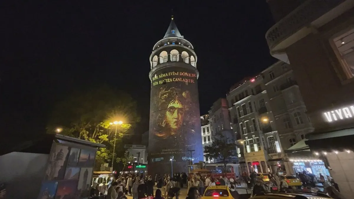 Galata Kulesi’nde kültürel miras için farkındalık gösterisi Galata Kulesi’nde kültürel miras için farkındalık gösterisi