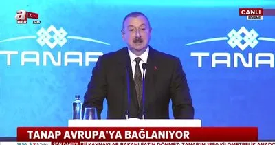 Azerbaycan Cumhurbaşkanı Aliyev’den TANAP Projesi Avrupa Bağlantısı Açılış Programı’nda önemli açıklamalar