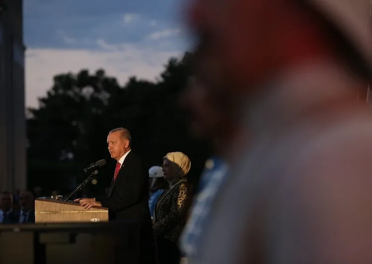 Cumhurbaşkanlığı Külliyesi'nde 30 Ağustos Zafer Bayramı resepsiyonu