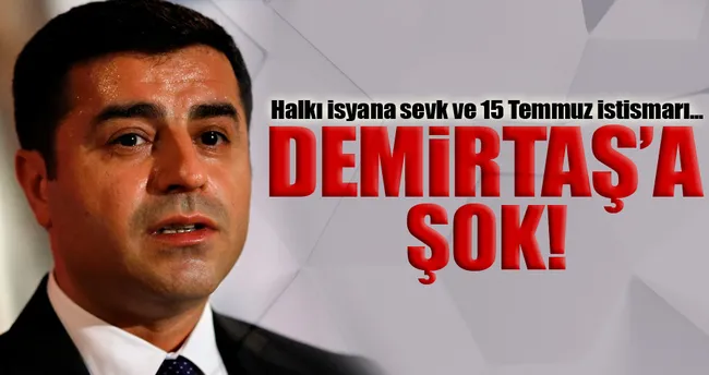 FLAŞ! Demirtaş hakkında soruşturma açıldı