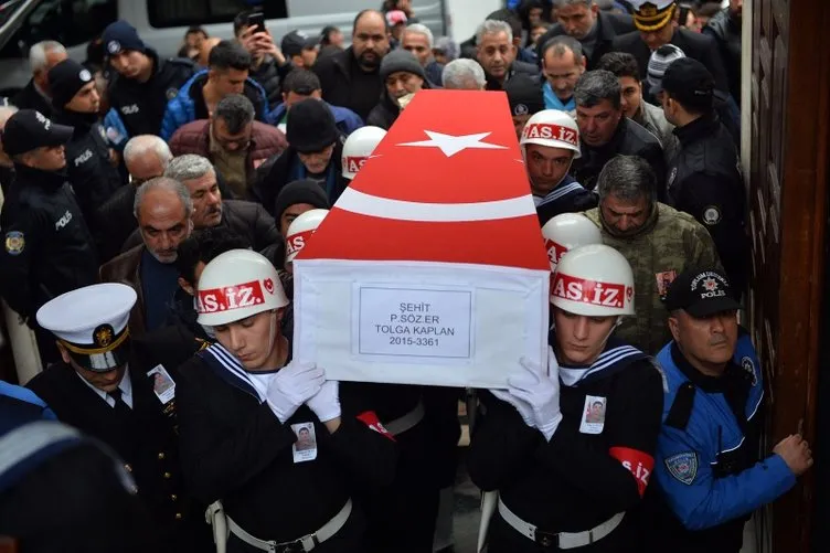 Tel Abyad şehidi teğmen Sinan Bilir, Tokat'ta son yolculuğa uğurlandı