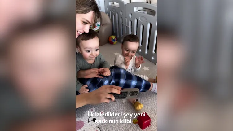 İdo Tatlıses’e tepkileri olay oldu! Bakın babalarının klibini izleyince ne yaptılar...