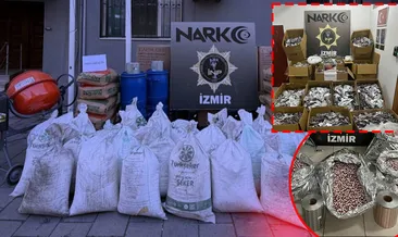 İzmir merkezli 3 ilde zehir tacirlerine dev operasyon: Milyonlarca uyuşturucu madde ele geçirildi!