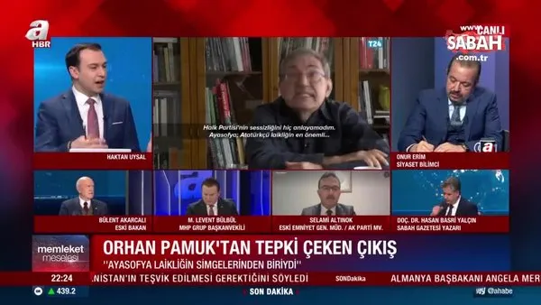 Son dakika: Orhan Pamuk’tan skandal Ayasofya çıkışı! Eski Bakan'dan sert tepki: Mandacılık ruhuyla söyledi | Video
