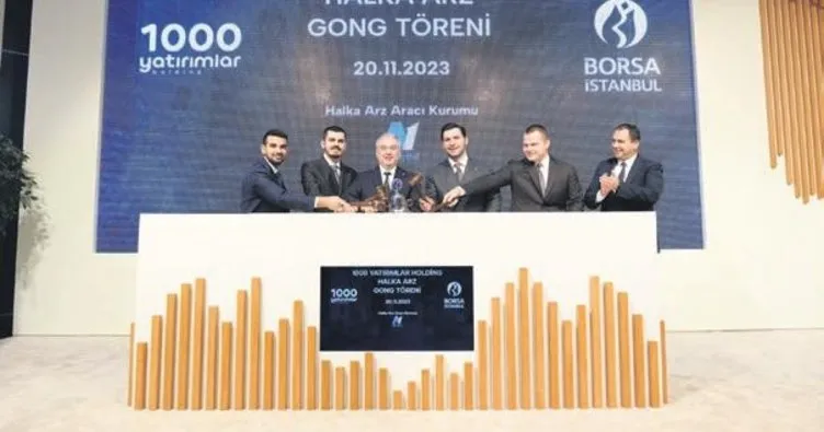 Borsa İstanbul’da gong 1000 Yatırımlar Holding için çaldı