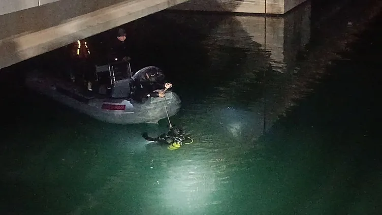 Adana’da baraja düşen sürücünün cansız bedenine ulaşıldı!