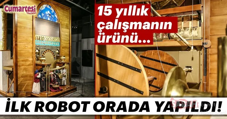 İlk robot Anadolu’da yapıldı