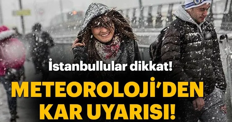 Son dakika: İstanbul için kritik hava durumu uyarısı!
