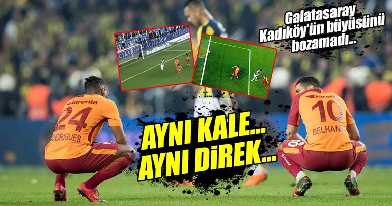 Galatasaray, Kadıköy’de yine kazanamadı