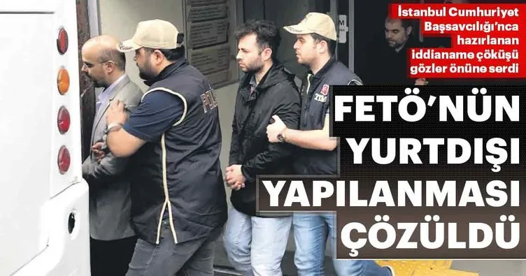 FETÖ’nün yurtdışı yapılanması çözüldü