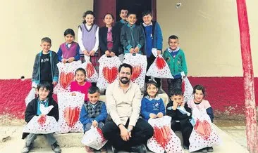 Köy okullarında bin çocuğa bayramlık #kahramanmaras