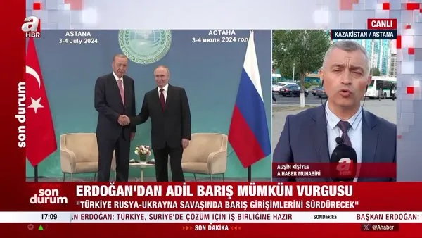 Başkan Erdoğan Putin ile bir araya geldi! 
